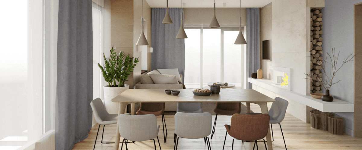 Дизайн  и расположение обеденной зоны